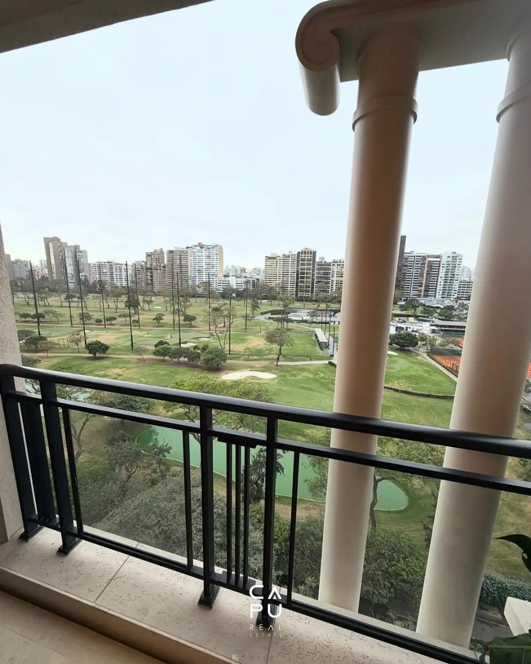 Vista panorámica desde el balcón
